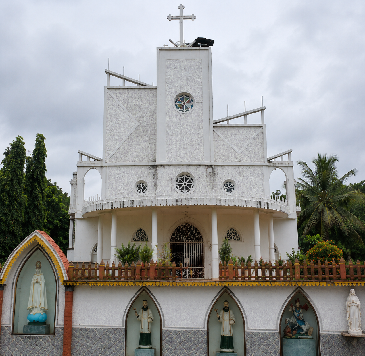 St. Francis Xavier Church, Embate